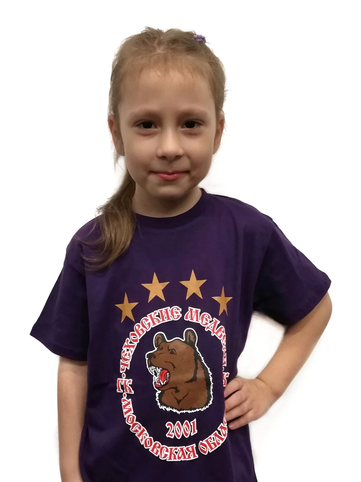 Детская футболка с логотипом "Чеховские медведи"
